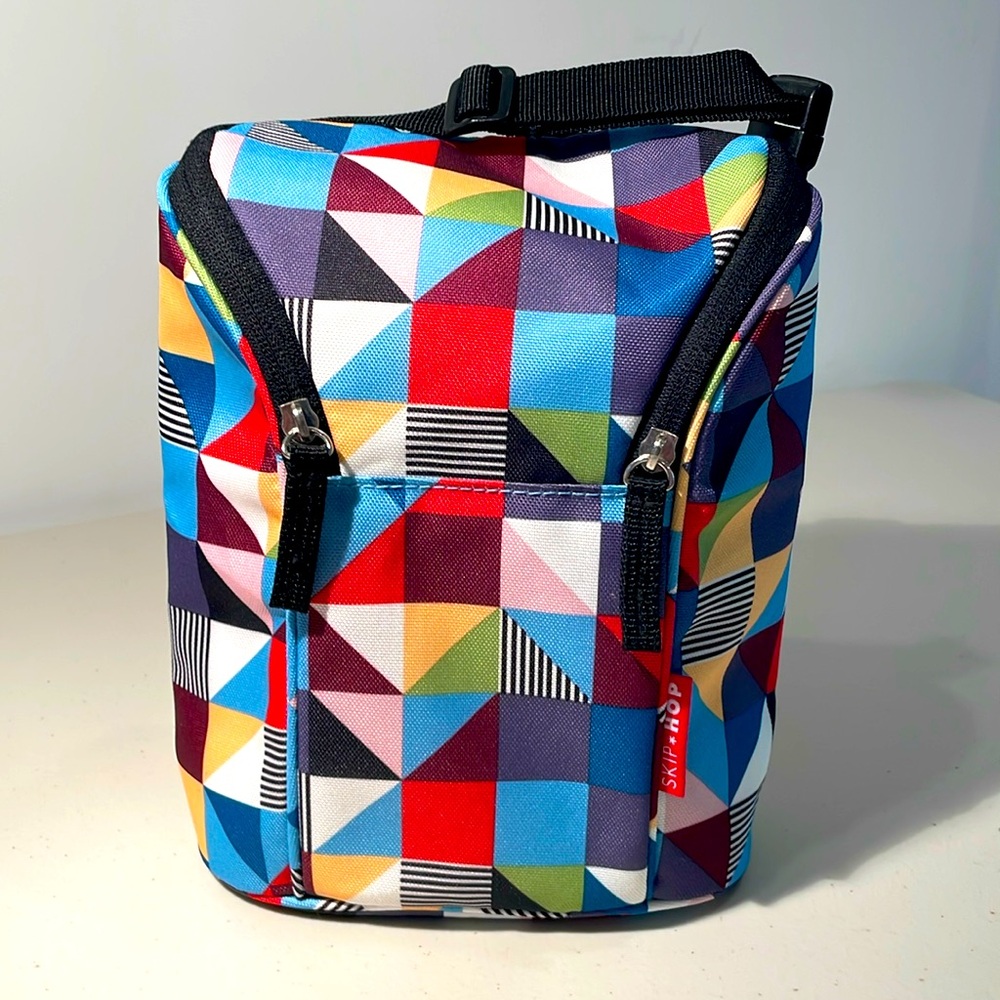 EUC Skip Hop Grab & Go Double Bottle Bag - Multicolored